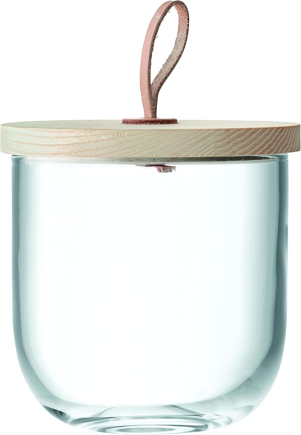 LSA IV05 Ivalo Container &amp Ash Lid H6in/Ø5.5in Clear