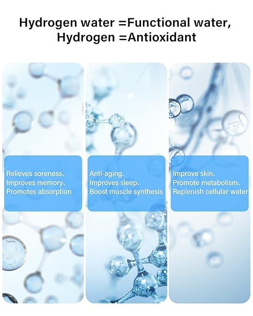 2026 Upgraded Hydrogen Water Bottle 2400 Hydrogen Water Bottle Generator Hydroh Hydrogen Water Machine Improve Water in 3 Mins for Home Office Travel Daily Drinking