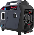 A-iPower 2300-Watt Portable Inverter Generator Dual Fuel RV Ready CARB Compliant CO Sensor Light Weight With Telescopic Handle For Backup Home Use Tailgating &amp Camping (SUA2301iD)