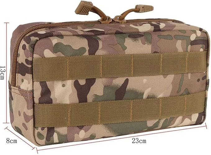 Tactical Molle Tool Pouch Hunting Vest Dump Drop Pouches Outdoor Sports Fishing Camping Accessories Organizer EMT Waist Bag