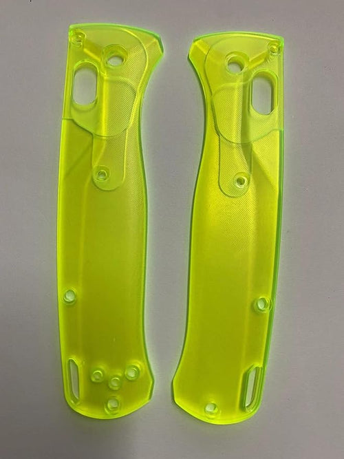 1 Pair Acrylic Scales Fits for Bugout 535 Custom Handle Patch DIY Accessory