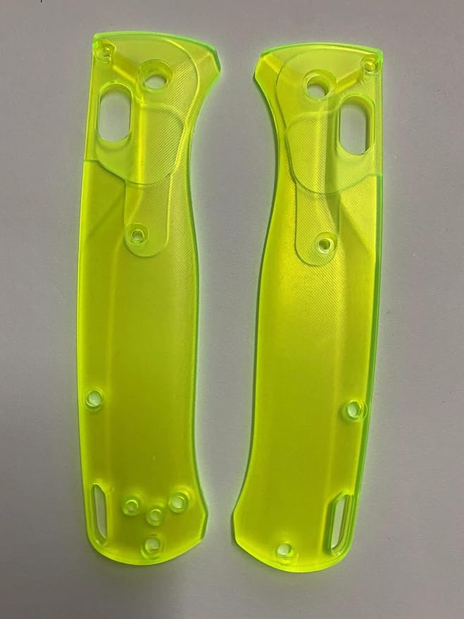 1 Pair Acrylic Scales Fits for Bugout 535 Custom Handle Patch DIY Accessory