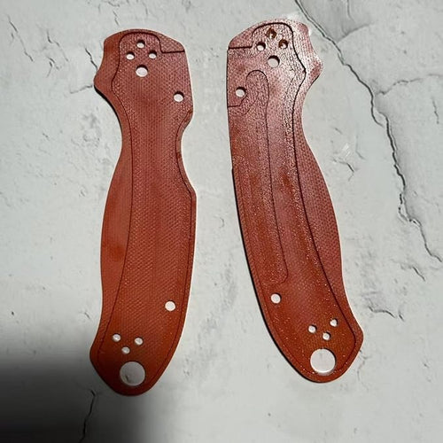 1 Pair Custom G10 Scales Handle Replacement Fits for C223 Para3(Orange)