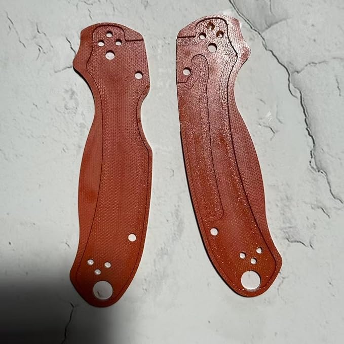 2-Piece Set G10 Scales Handle Patch Replacement in Orange Fits for C223 Para3