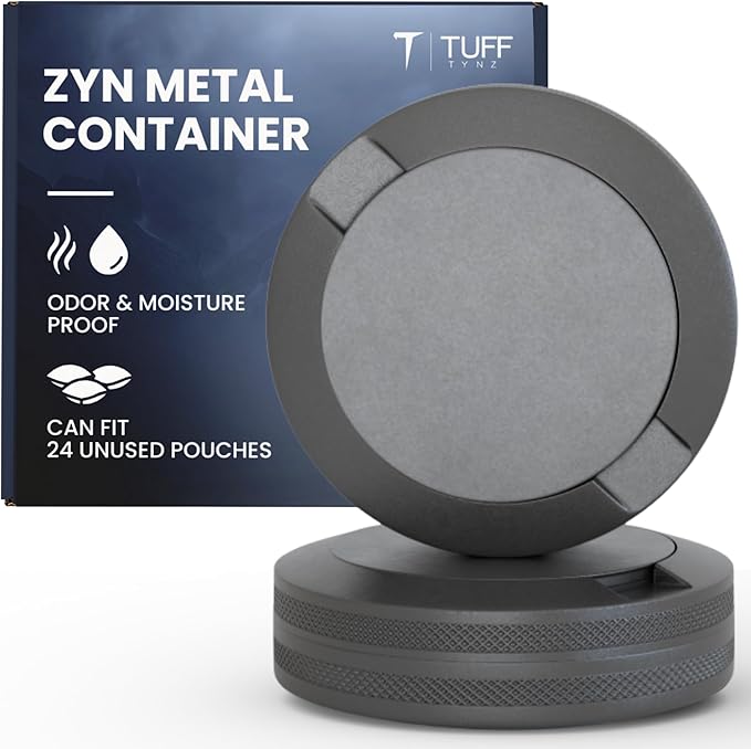 Premium Zyn Metal Can | Zyn Holder | Metal Zyn Container | Moisture &amp Odor Proof Container | Aluminum Zyn Can &amp Organizer | Dip Can | Zyn Tin | Zyn Gifts for Men | The Stealth