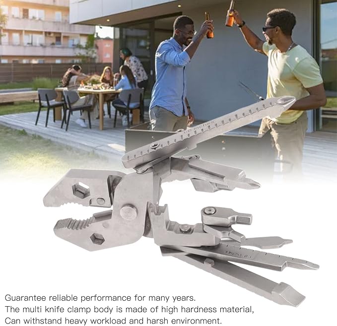 Pocket Multitool 420 Cast Steel Pocket Pliers Convenient Folding Mini Multitool Pliers for Heavy Duty Use