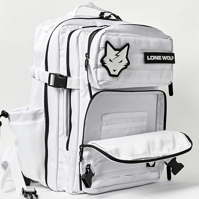 Lone Wolf Fitness Gen 3 Sports Backpack 35L White