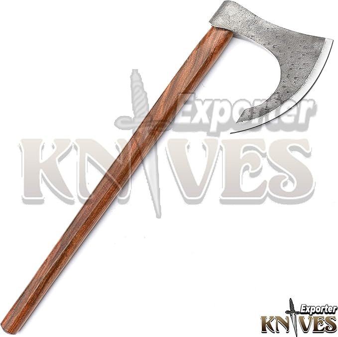 Custom Hand Hammer Forged 1095 Steel Axe/Hatchet 22 Inch Wooden Handle S512