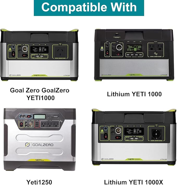 TAIFU 16V AC Adapter for Goal Zero Yeti 150 200 400 500 1250 Yeti Lithium 400 200X 500X Portable Power Station Sherpa 50/100/100AC PN:31901 22004 23000 Goal Zero Power Supply Cord