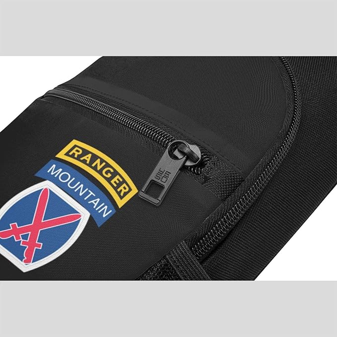 10th Mountain Division with Ranger Chest Pack Leisure Shoulder Crossbody Chest Bag