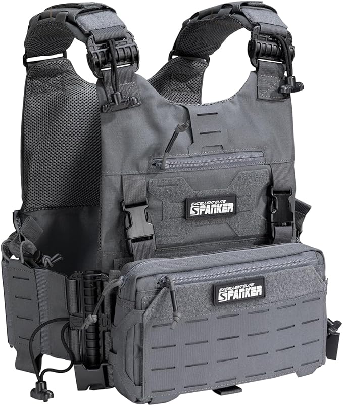 EXCELLENT ELITE SPANKER Tactical Chest Rig Pack EDC Chest Bag Molle Utility Chest Pouch for Outdoor Hunting Workouts Hiking