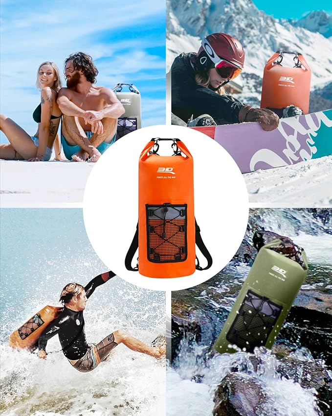 3D MAXpider Roll Top Dry Bag Backpack