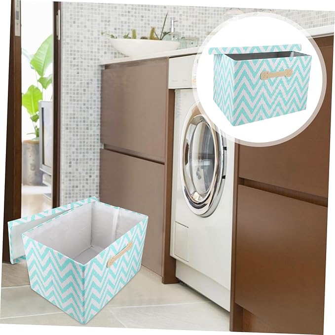 1pc Clothing Storage Boxes Fabric Storage Boxes Square Organizers Household Organizers Dolls Toys