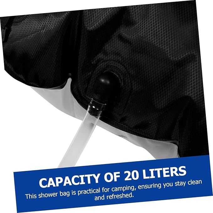 BESPORTBLE Portable Solar Shower Bag for Outdoor Camping with Removable Hose and Switchable Shower for Beach and Hiking Travel Design