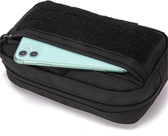 Tactical Molle Pouches Tactical Admin Pouch Compact Utility Gadget Gear Pouch with Cheychain