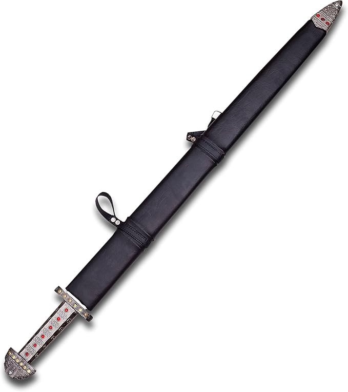 40 Inch Viking Sword of Ragnar Lothbrok - Viking Sword of Kings Ragnar Sword - Viking Sword Real Functional Sword - Real Viking Sword Viking Sword Real Weapon Handmade Valentine Gifts Tools