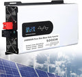 5000W Hybrid Solar Inverter 24V DC to 110V/220V AC Split Phase Pure Sine Wave Inverter Parallel Ready Home Energy Storage