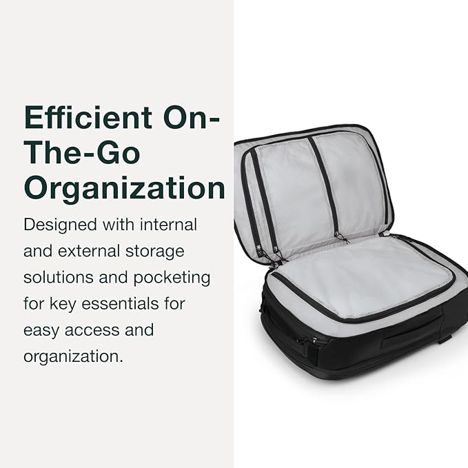 Osprey Transporter 36L Travel Pack - Carry On Backpack with Laptop Sleeve - High Storage Weekender Bag Glow Dew