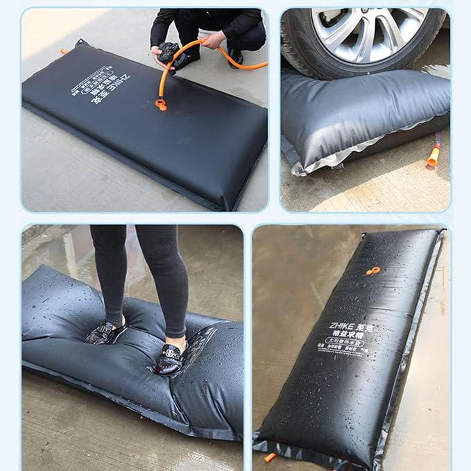Large-Capacity Solar Heating Bag Outdoor Solar Shower Bag Camping Traveling Hiking Shower Clean Portable Shower Bag with Hose and Shower Head Collapsible Water Bladder Tanks Water Container