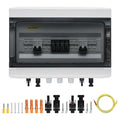PV Solar Combiner Box50A 500V Junction Box IP65 Waterproof 4 String 4 in 2 Out PV Combiner Box for Solar Panel