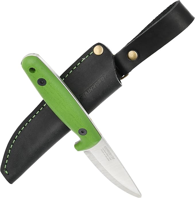 BPSKNIVES Season Series Spring - Kids First Knife - Bushcraft Knives for Boys - Whittling Knives for Kids - Safe Kid Knife with Sheath &amp Rounded Tip - Camping Knife - Gift for Boys