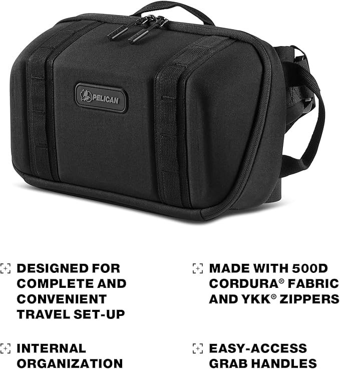 Pelican Aegis Protective Sling - Water Resistant Fanny Pack | Travel Pack | Cross Body Bag (Sand)