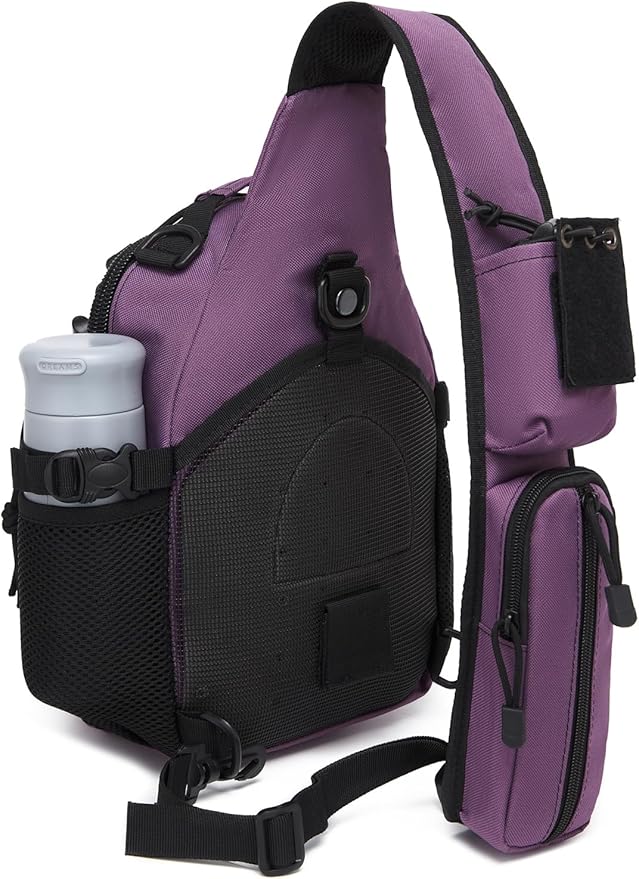 ATBP Small Tactical Holster Sling Backpack Accessories Shoulder Pouch Water Bottle &amp Radio Holder Crossbody Bag for Men