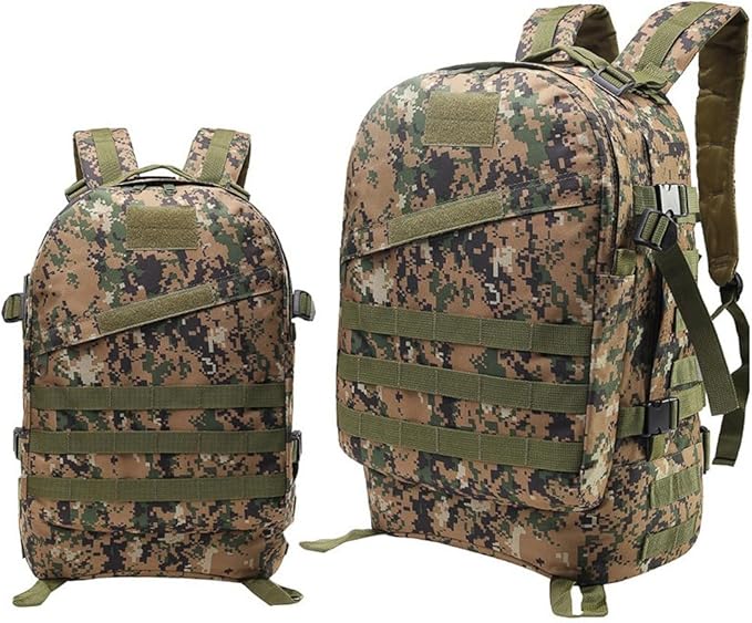 Military Tactical Backpack for Men and Women 3D Assault Pack Bag Rucksack with Molle System Hiking Pack (Jungle Digital)