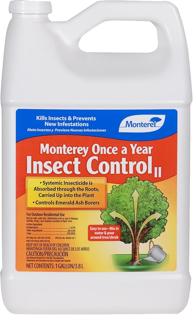 Monterey (LG6350) - Once A Year Insect Control Concentrate Systemic Insecticide/Pesticide Treatment for Ornamental Trees &amp Shrubs (1 gal.)