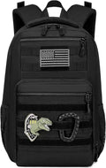 Kids Tactical Backpack Army Molle Bookbag Military Boys Backpack for School Outdoor Camping Black