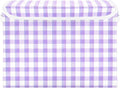 Purple Gingham Checkered Storage Box with Lid 1 PC Foldable Storage Bin with Lids Stackable Storage Bins Cube Closet Organizer Basket with Flip-Top Lid &amp Handles for Shoes Books Towels