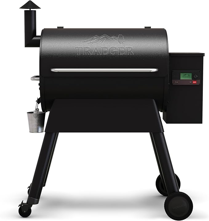 Traeger Grills Pro 780 Wood Pellet Smoker Grill 6-in-1 BBQ Pellet Grill Combo WiFi and App-Connected Electric Smoker 780 Square Inches of Grilling Area Temperature Control Black Finish
