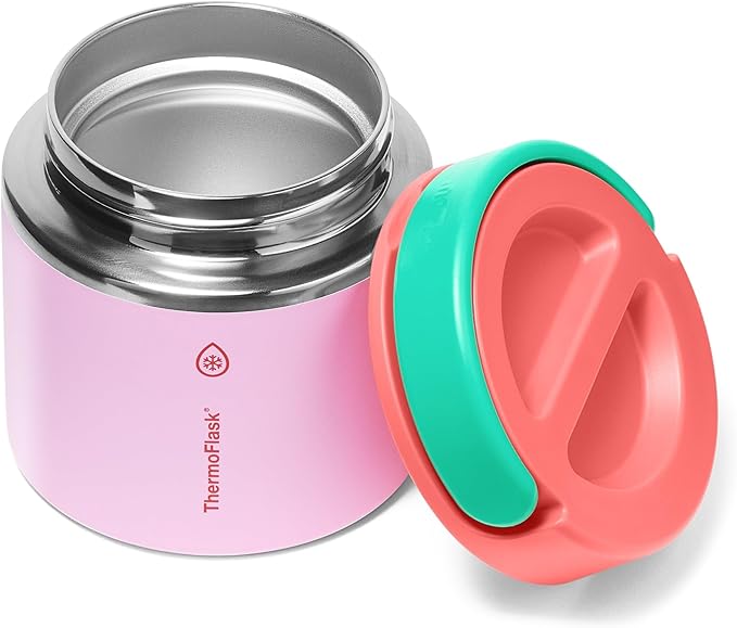 ThermoFlask 20 oz Double Wall Insulated Food Jar Spring Blossom
