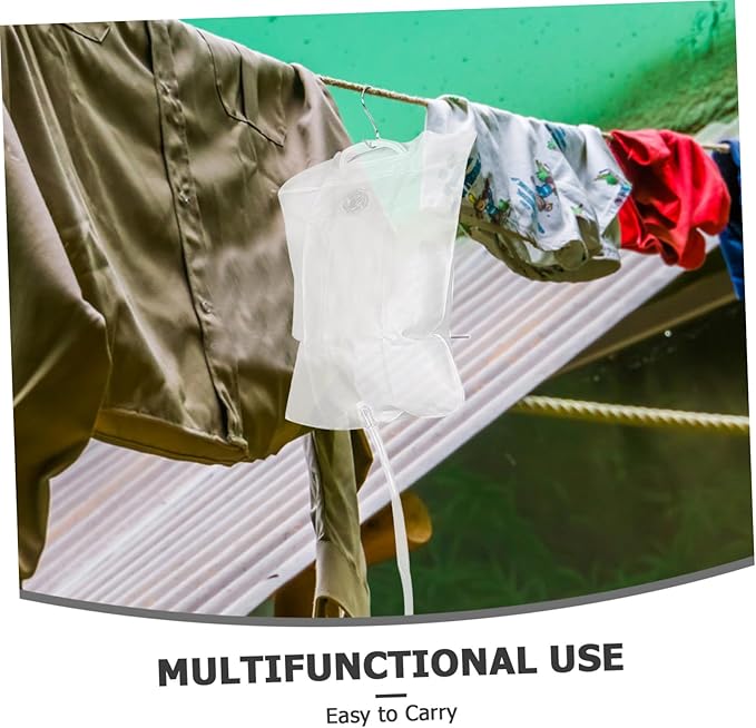 KOMBIUDA 1set Portable Camping Shower Bag Outdoor Shower Convenient Handle for Easy Setup Lightweight for Camping and Hiking