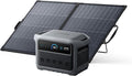 Anker SOLIX C1000 Gen 2 Portable Power Station with 200W Bifacial Solar Panel 2000W (Peak 3000W) Solar Generator Full Charge in 49 Min 1024Wh LiFePO4 Battery