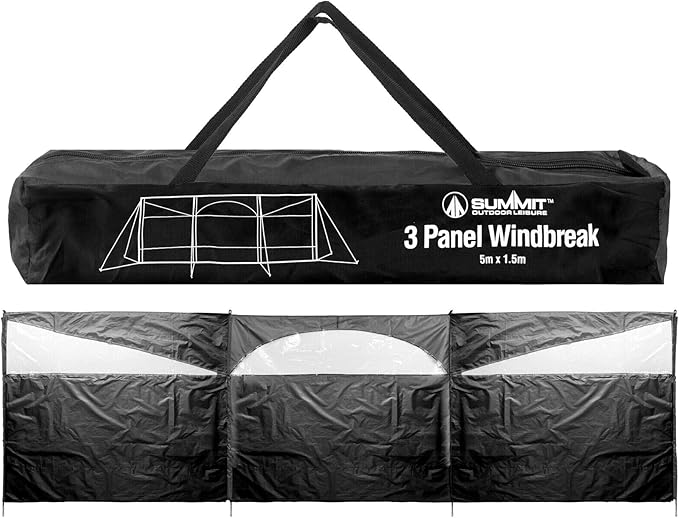 Camping Windbreak Stove Windscreen - Beach Windshield ShelterSunshade ScreenWinter Outdoor Caravan Privacy Shield with Top Windowfor Garden Charcoal Grills BBQ Picnic