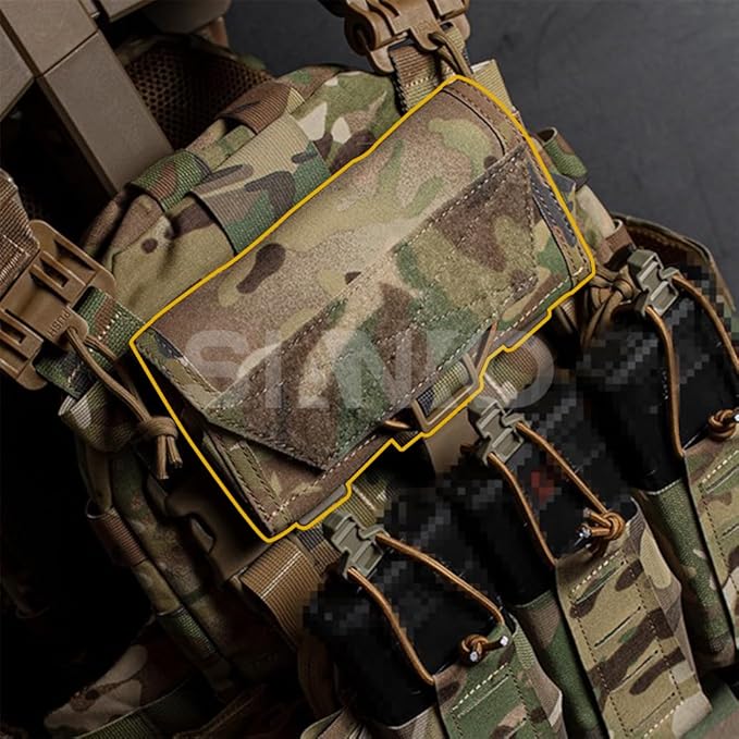 Tactical Molle Phone Holder PouchQuick Release Map Pack Board Plate Carrier Stand BagAirsoft Paintball Military CS Gear Accessories Pack