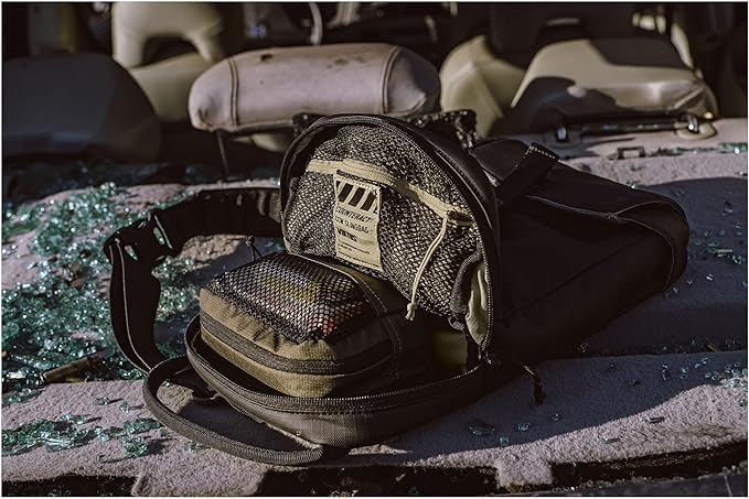 VIKTOS Tactical Counteract CCW Slingbag | Durable Weather-Resistant Stain-Resistant Pocketed Bag with Hookie Holster Included Black