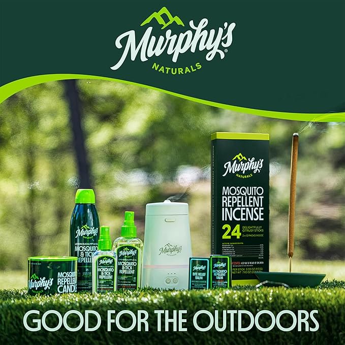 Murphy's Naturals Mosquito Dodger Zone Repellent Refills Repels 30 Hours Each Made for Murphy's Naturals Mosquito Dodger 1oz Refill Bottles 2-Pack