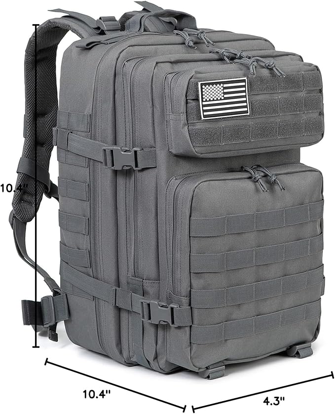QT&ampQY 45L Tactical backpack &amp Tactical Toiletry Bag