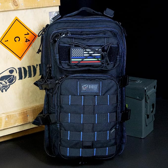DDT Death Dealer Tactical Anti-Venom 24-Hour Assault Pack Color Blueline