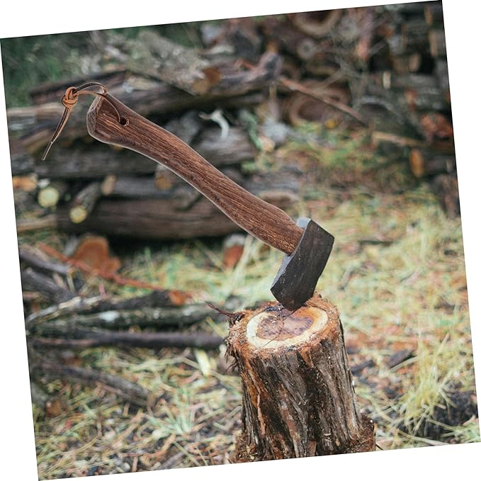 BESPORTBLE 2pcs Wooden Hatchet Handle Replacement Ergonomic Grip for Camp Axe for Easy Installation and Comfortable Use