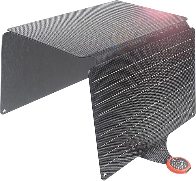 EYONGPV 30W Portable Foldable Solar Panel &amp Solar Charger with Croc-Eye USB-C PD Fast Charging Output IP67 Waterproof Compact Solar Charger for Phones Power Banks Camping Hiking Backpacking