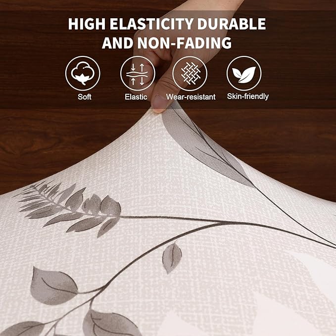 KRFOONN RV Dinette Cushion Covers Stretch Camper Cushions Cover Replacement Couch Cushion Slipcovers Washable Loveseat Slipcovers for Travel Trailer Couch Includes 2 Backrest Cover &amp 2 Bench Cover