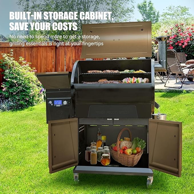 Z GRILLS 2026 Electric Pellet Smoker &amp Grill 700 sq. in Cooking Space PID 3.0 Precision Control Dual Meat Probes 28-Hour Hopper Dual-Wall Insulated Base 8-in-1 BBQ with Cover
