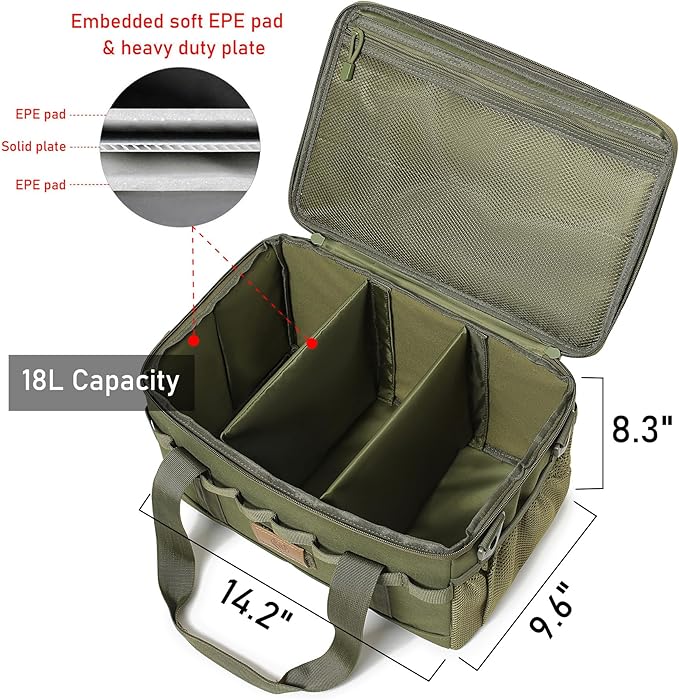 Tactical Sling Backpack and 18L Tactical Camping Storage Bag