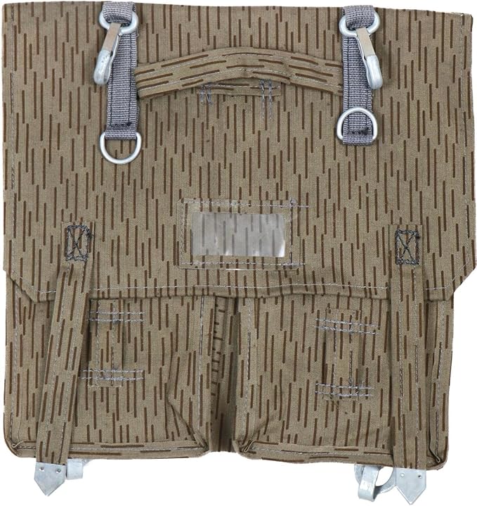 Genuine East German NVA Rucksack Strichtarn Camo Field Pack Raindrop Backpack Field Gear