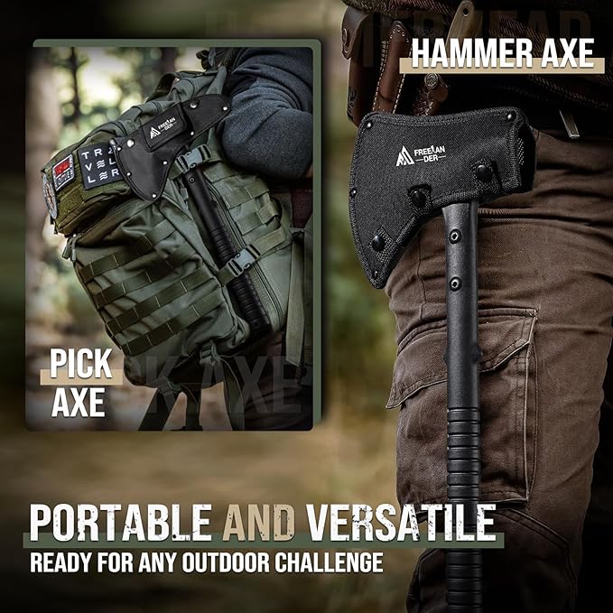 Freelander Tactical Axe 2 Pack and 8.3'' Throwing Axe Set