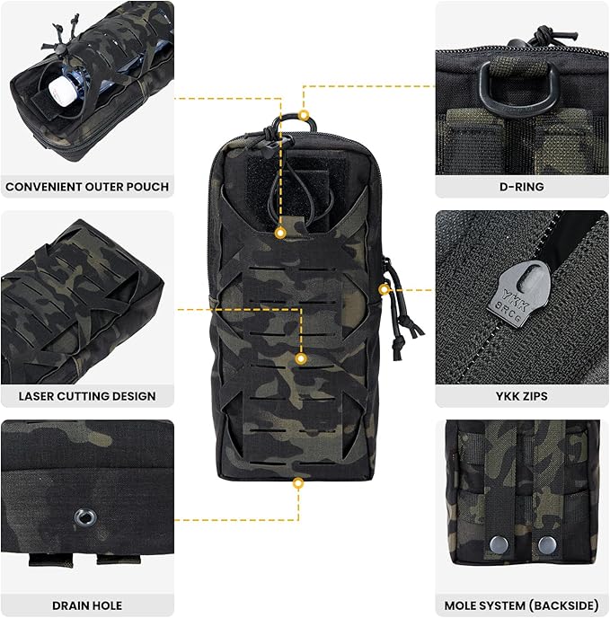 EXCELLENT ELITE SPANKER Tactical EDC Pouch Molle Utility Tool Pouches Gadget Organizer Pocket Waist Belt Bag