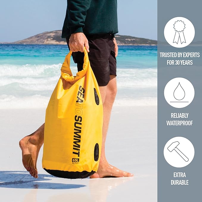 Sea to Summit Big River Dry Bag Ultra-Durable Roll-Top Dry Storage